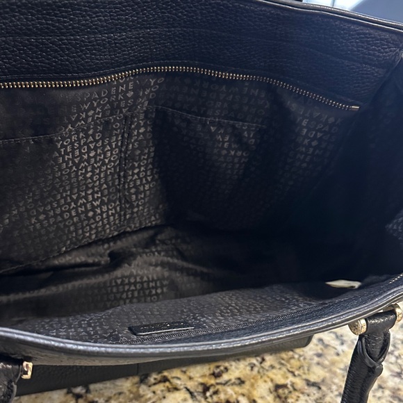 Kate Spade Black Pebbled Leather Tote - Picture 12 of 13
